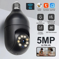 Caméra de Sécurité Intelligente Wi-Fi E27 – Vision 360° Ultra HD
